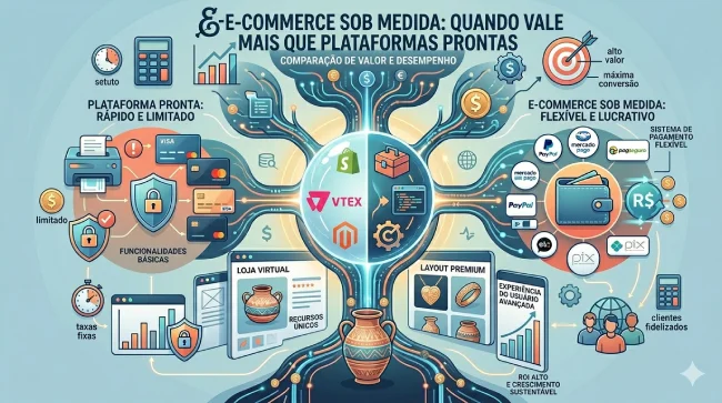 E-commerce Sob Medida: Quando Vale Mais que Plataformas Prontas